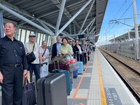 高鐵（台湾新幹線）嘉義駅で